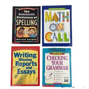 Scholastic Educational Guides Grammar Spelling Writing Reports and Math on Call